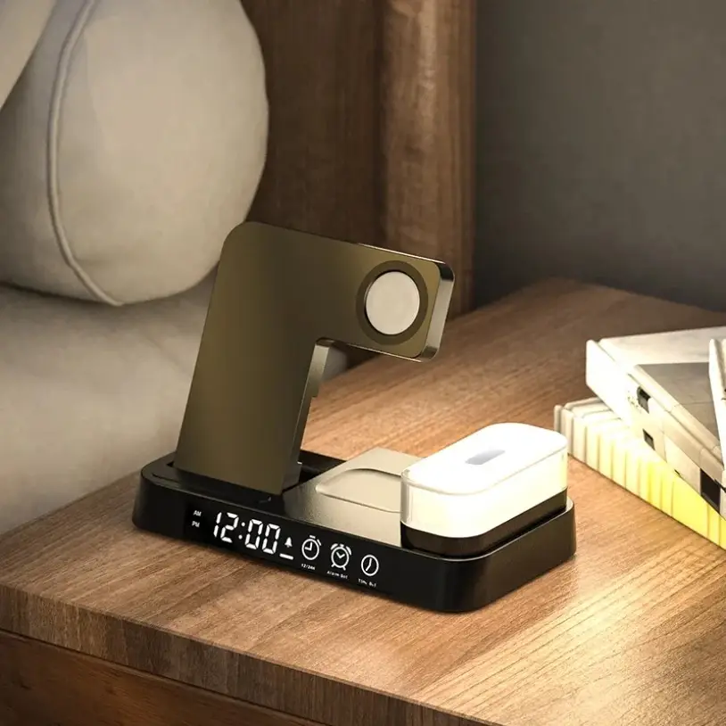 3 In 1 Fast Charging Station Wireless Charger Stan...