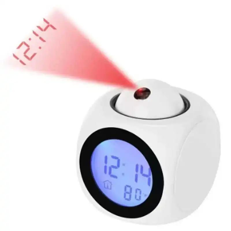 Multi-function Projection Chime Clock LED Light Pr...