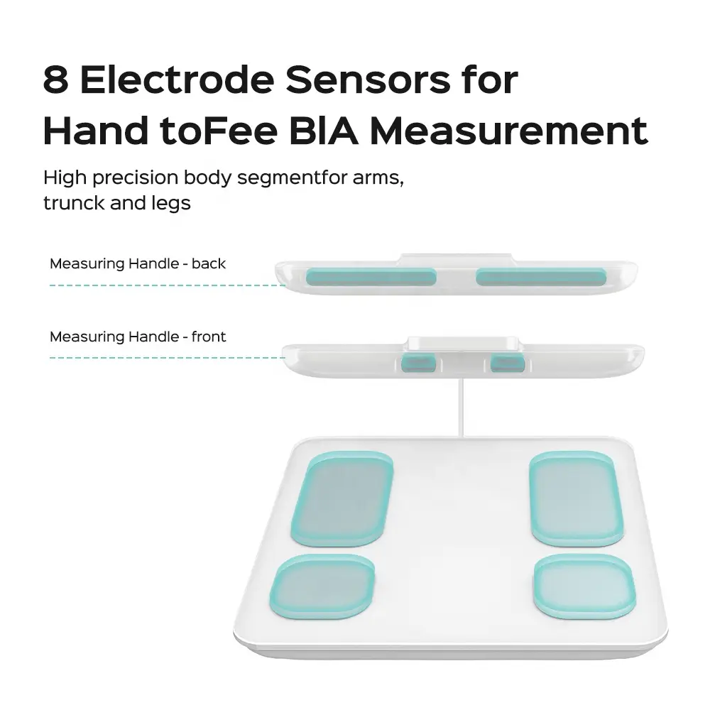 Eight-Electrode Body Fat Scale For Home Use