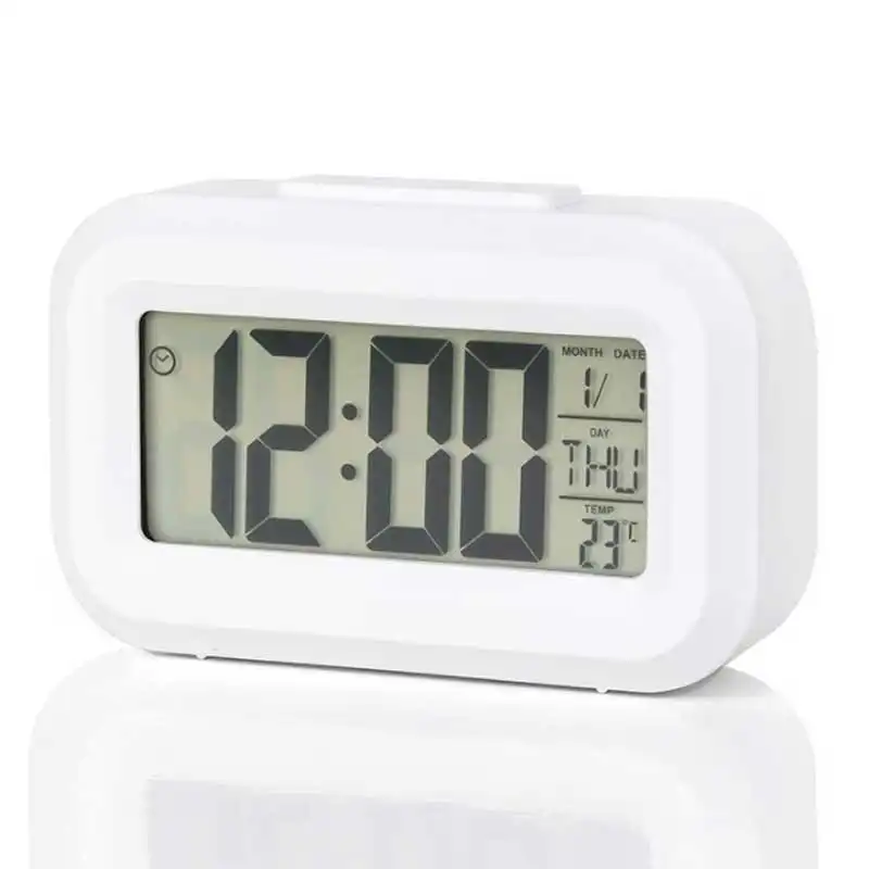 Smart Clock Alarm Clock Desktop Silent Bedside Ele...