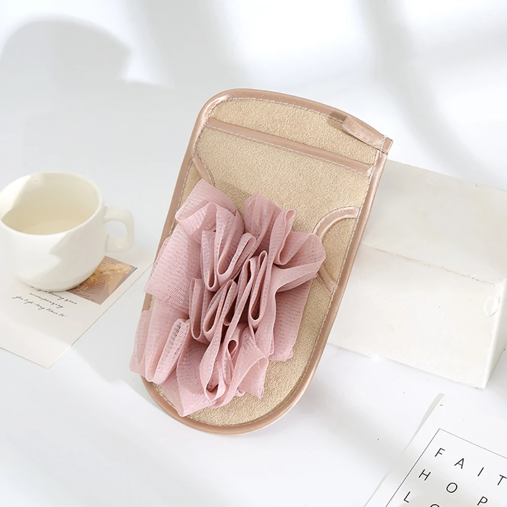 Bath Scrub Gloves Shower Body Care Cleansing Back Scrubber Massage Brush Bathroom Shower Accessories