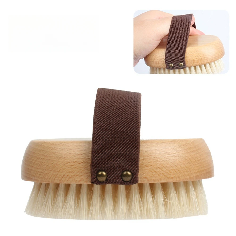 Bath Brush Soft Wet Dry Body Massager Practical Ho...