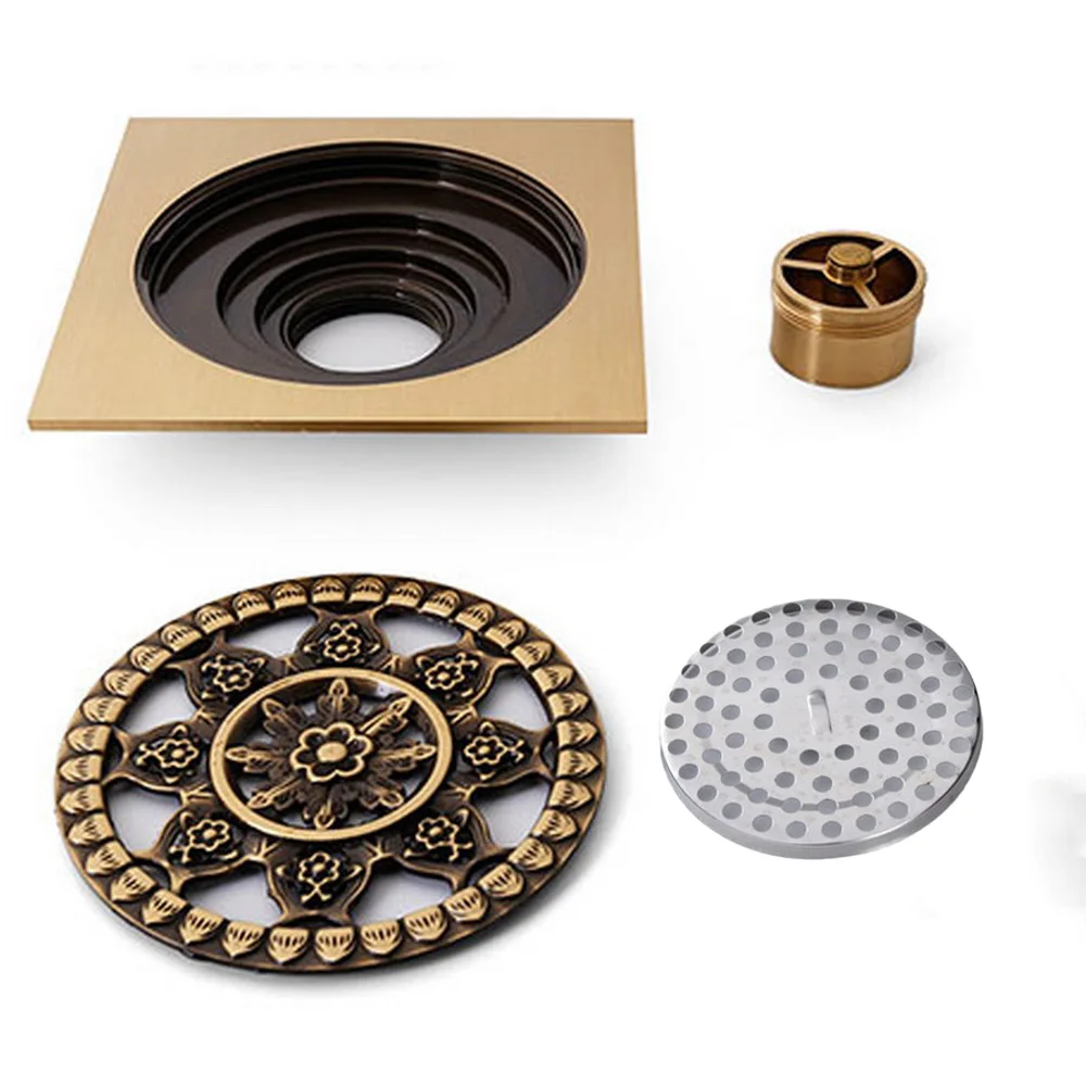 Shower Drain Bathroom Square Floor Drain Shower Wa...