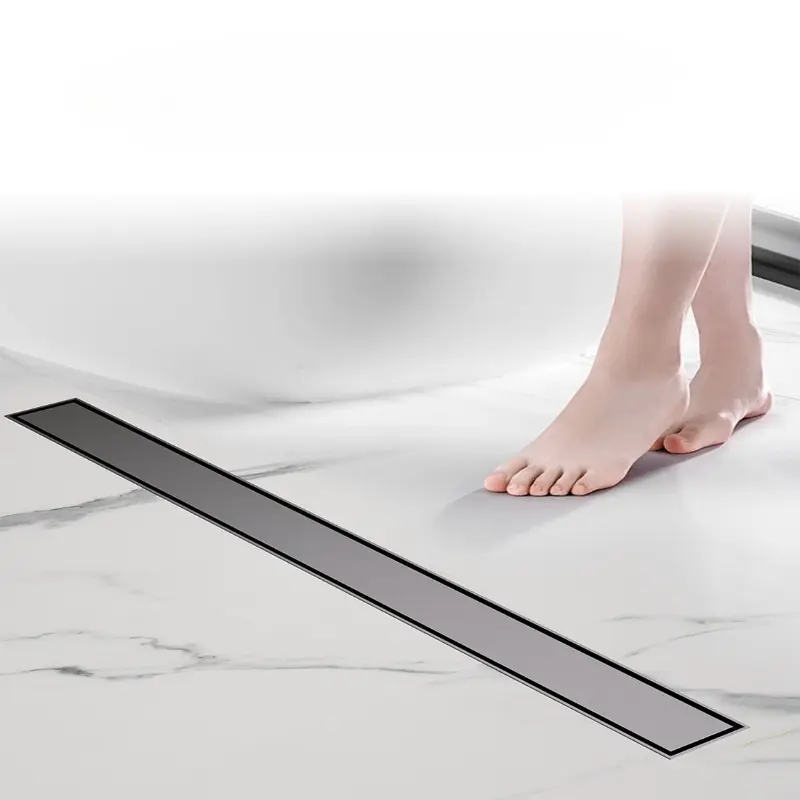Floor Drain Tile Insert Hidden Anti Odor Rust Resi...