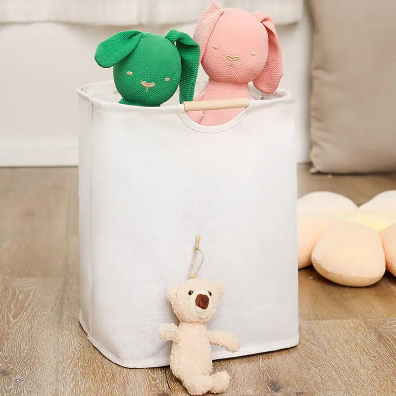 Large Capacity Laundry Storage Dirty Clothes Storage Basket With Handle Hamper Collapsible Laundry Basket Bathroom Accessories