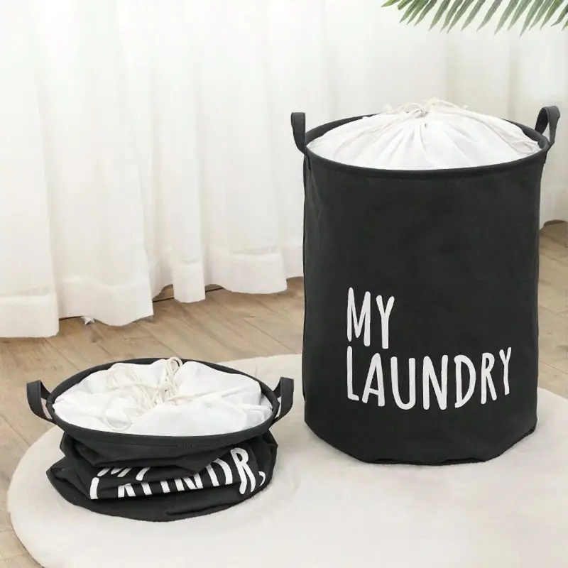 Foldable Laundry Hamper Large Capacity Clothes Storage Basket Collapsible Dirty Clothes Organizer
