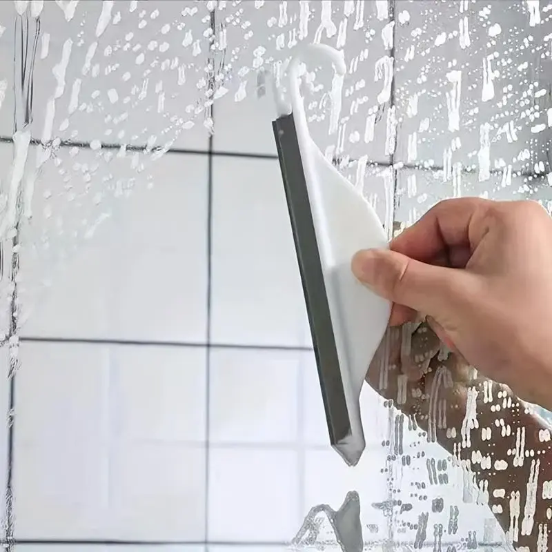 Mini Handheld Squeegee Shower Squeegee Glass Wiper Scraper Cleaner