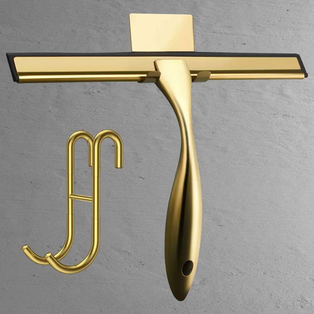 Squeegee For Shower Glass With Hooks Cleaner Door