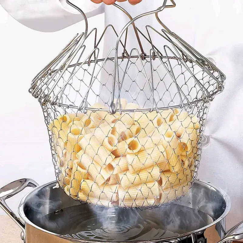 Foldable Rinse Drain Basket