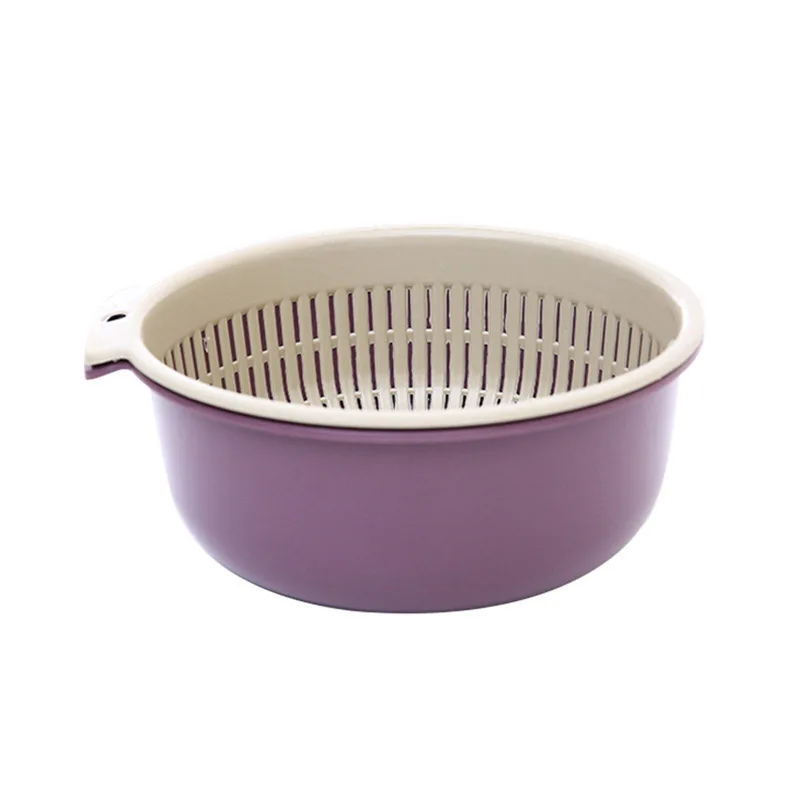 Double-Layer Drain Basket For Washing And Storing Dishes