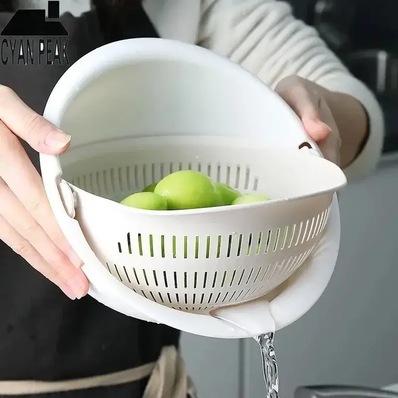 Double-Layer Fruit And Vegetable Tray With Detacha...