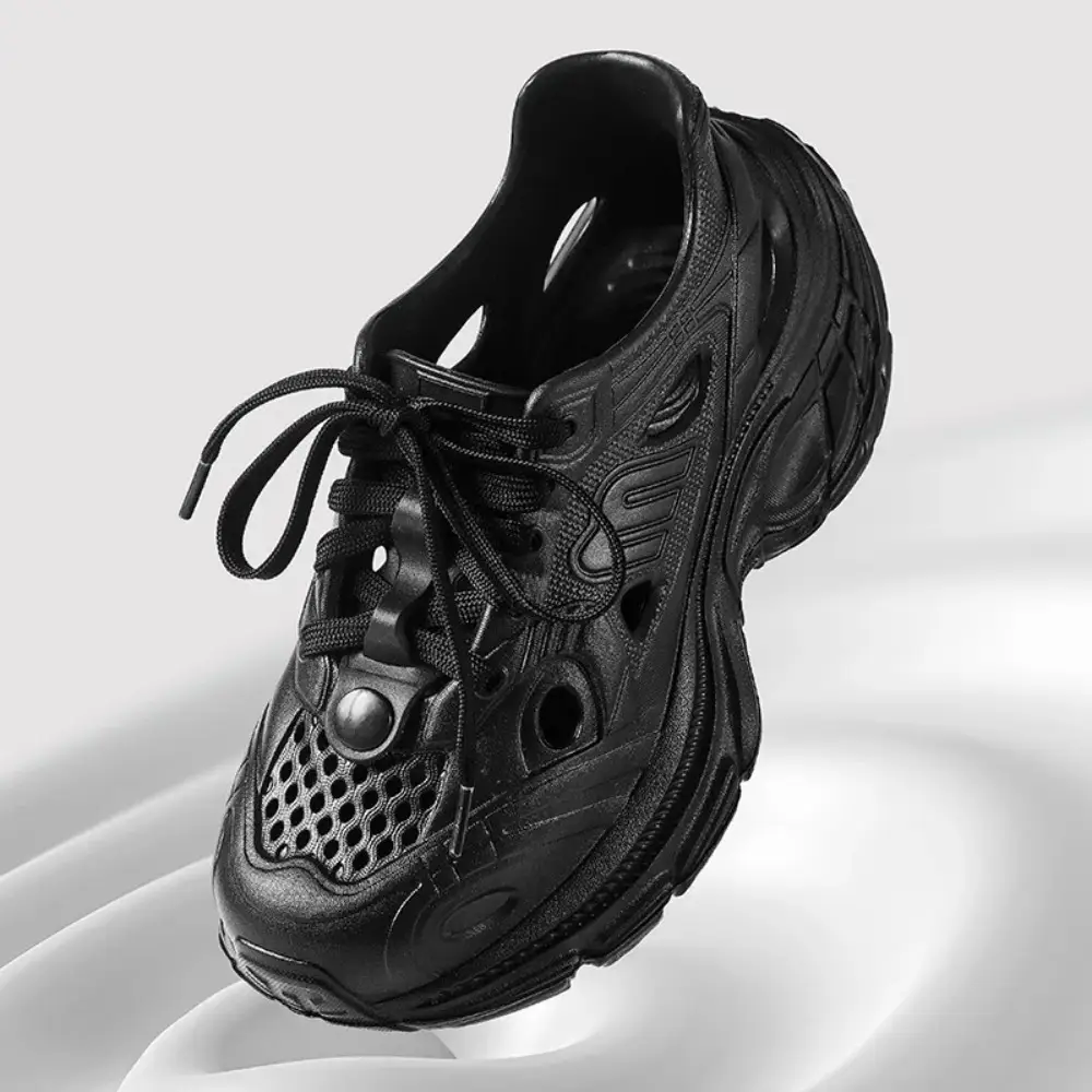 Fashionable Thick Bottom Non Slip Hollow Breathable Men's Sports Shoes Beach Comfortable Sandals
