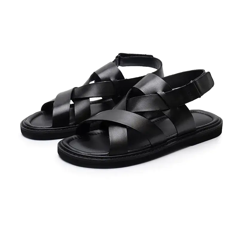 Genuine Leather Men Sandals Comfortable Shoes