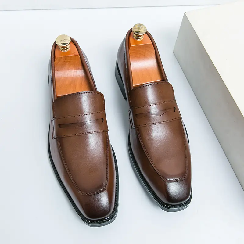 Men's Dress Shoes Casual Business Leather Shoes Ox...