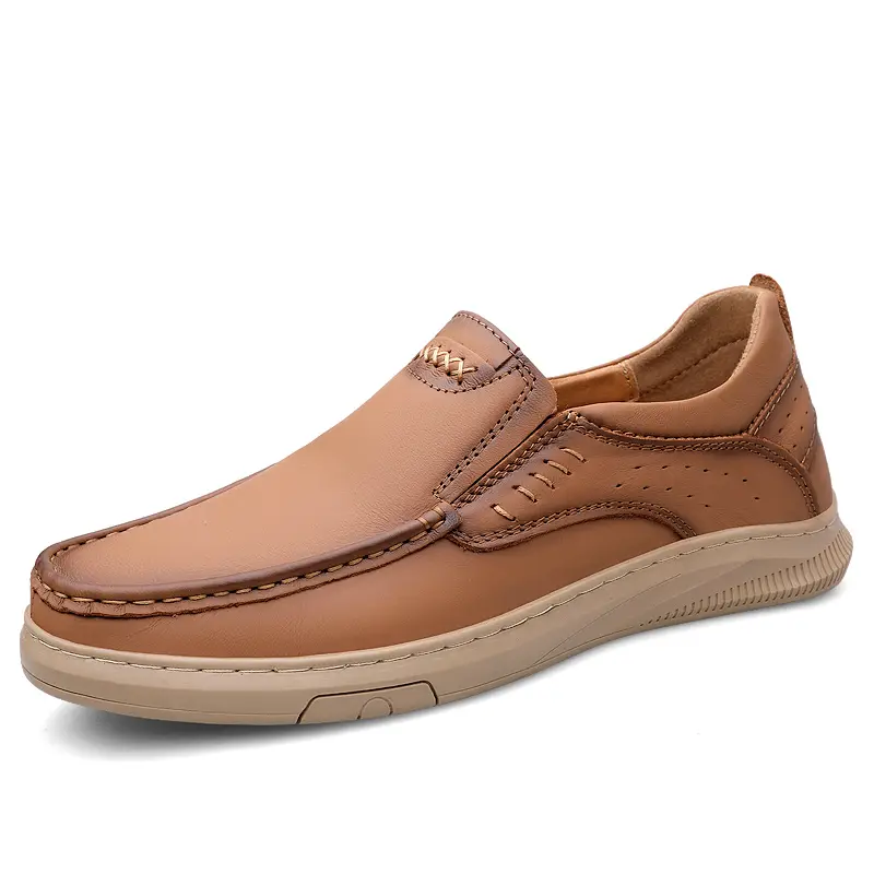 Men's Casual Shoes Loafers Fashion Business Leathe...
