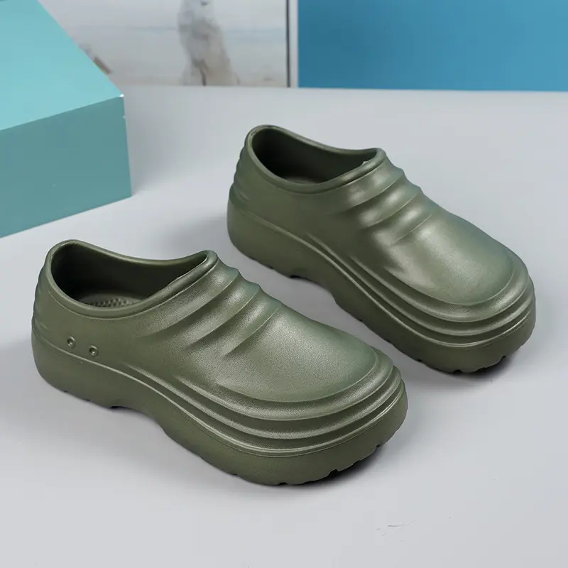 Men's Closed-Toe Waterproof And Oil-Proof Sandals Wear-Resistant And Non-Slip Shoes