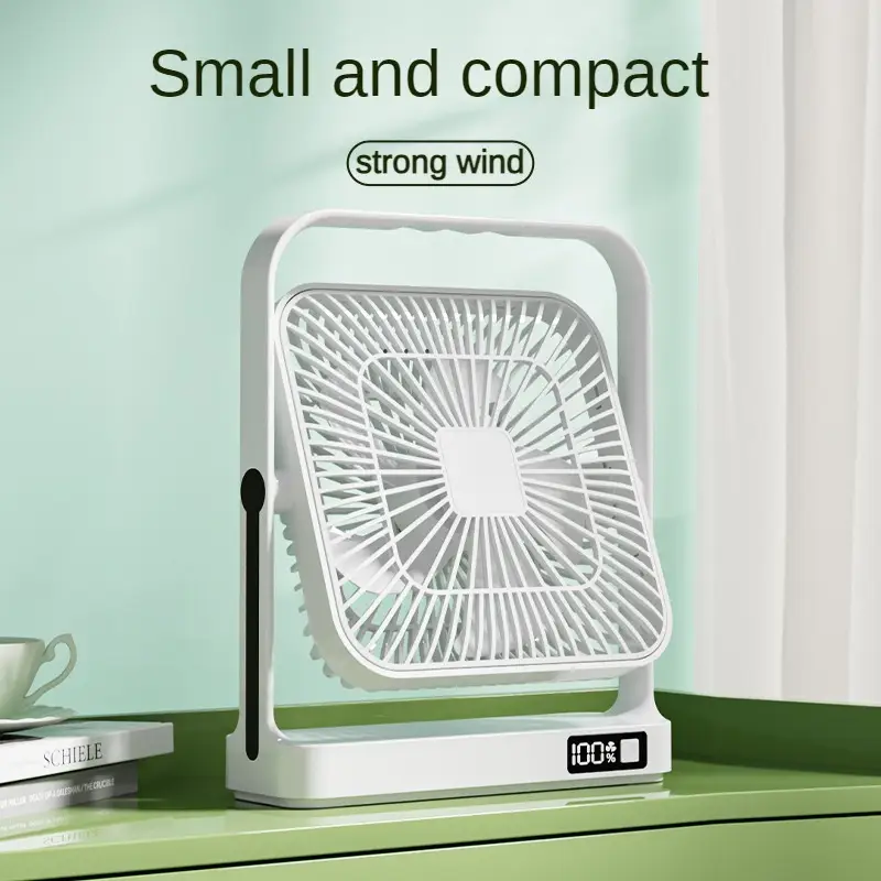 Desktop Fan With Ultra-Long Battery Life And Rechargeable Battery