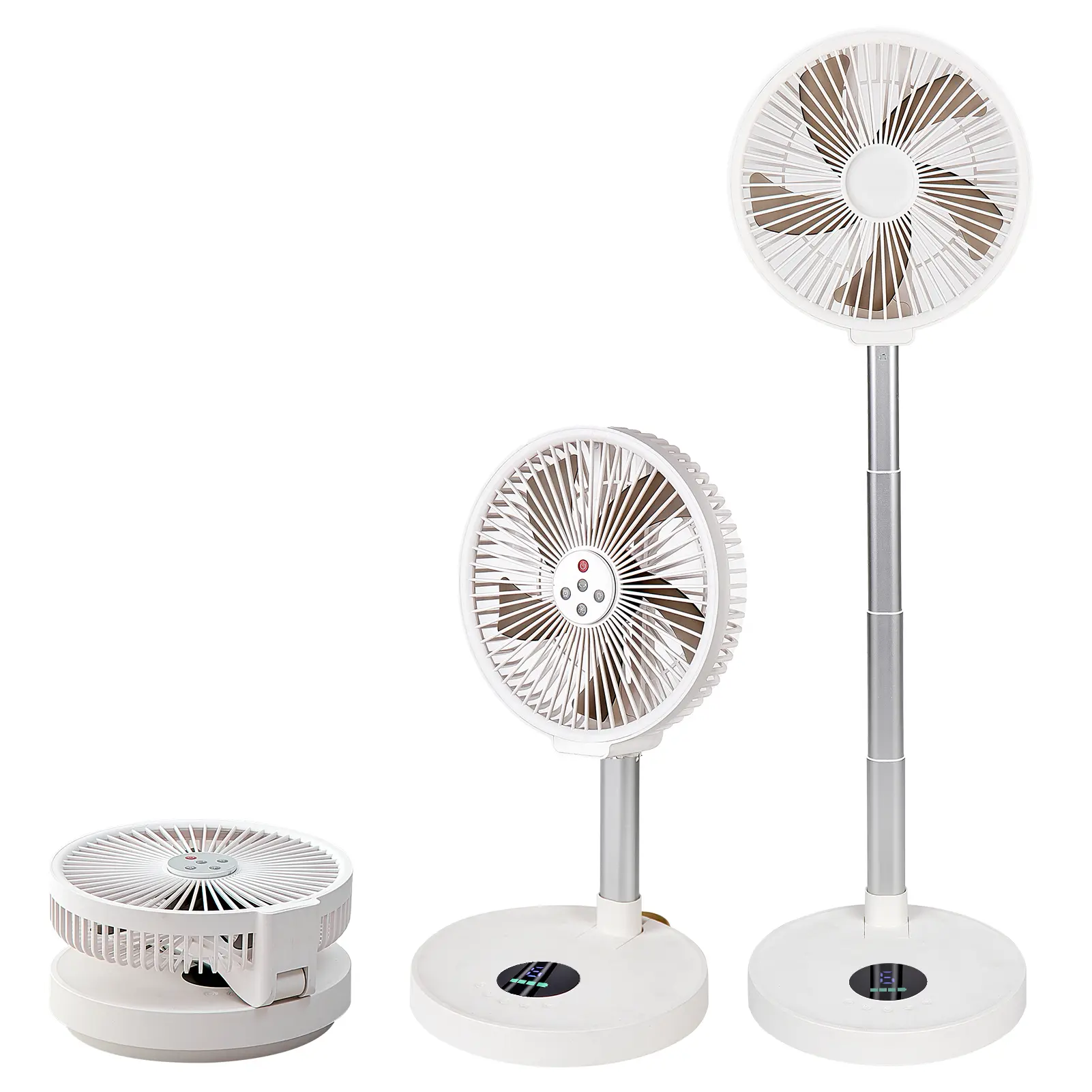 Remote-Controlled Aluminum Alloy Folding Fan For O...
