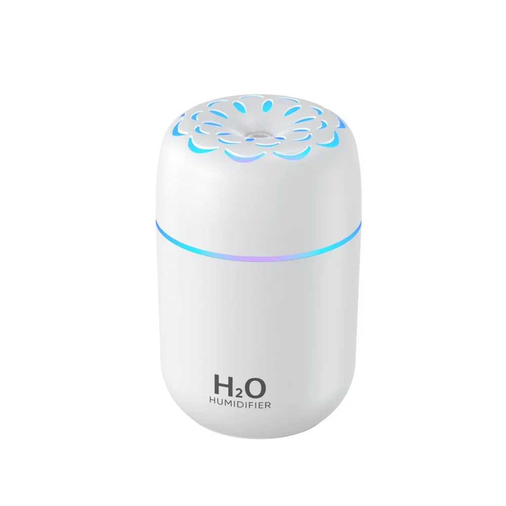 USB Mini Portable Air Humidifier Color Changing Mood Light Quiet