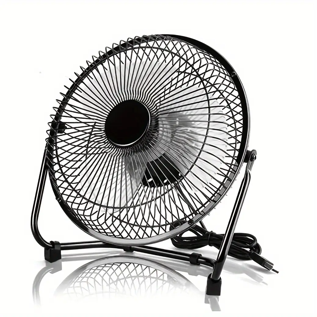 Desktop Portable Electric Fan With 360° Adjustabl...