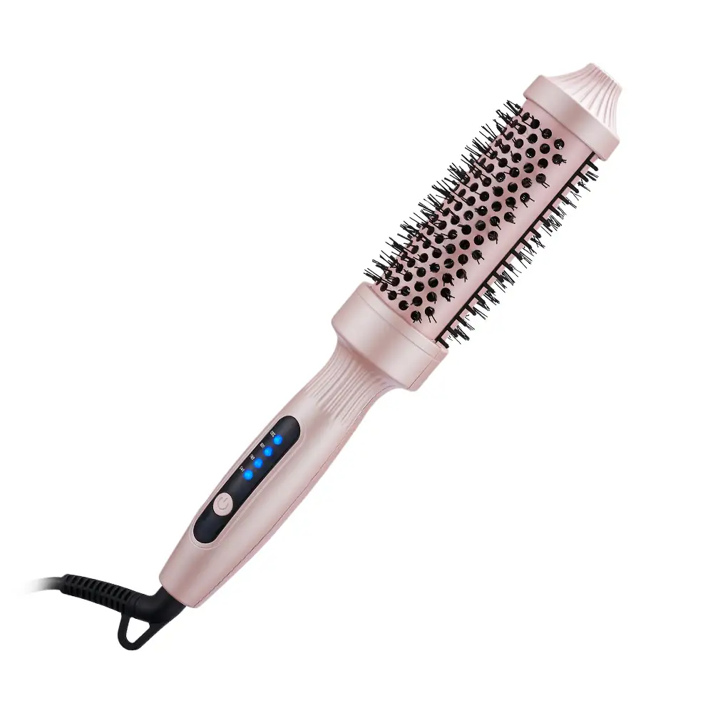 Negative Ion Curling Iron 38mm Hot Air Brush Dual-...