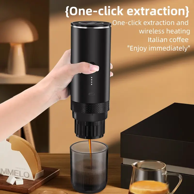 Electric Portable Capsule Coffee Machine Is Suitable For Both Coffee Powder And Coffee Capsules