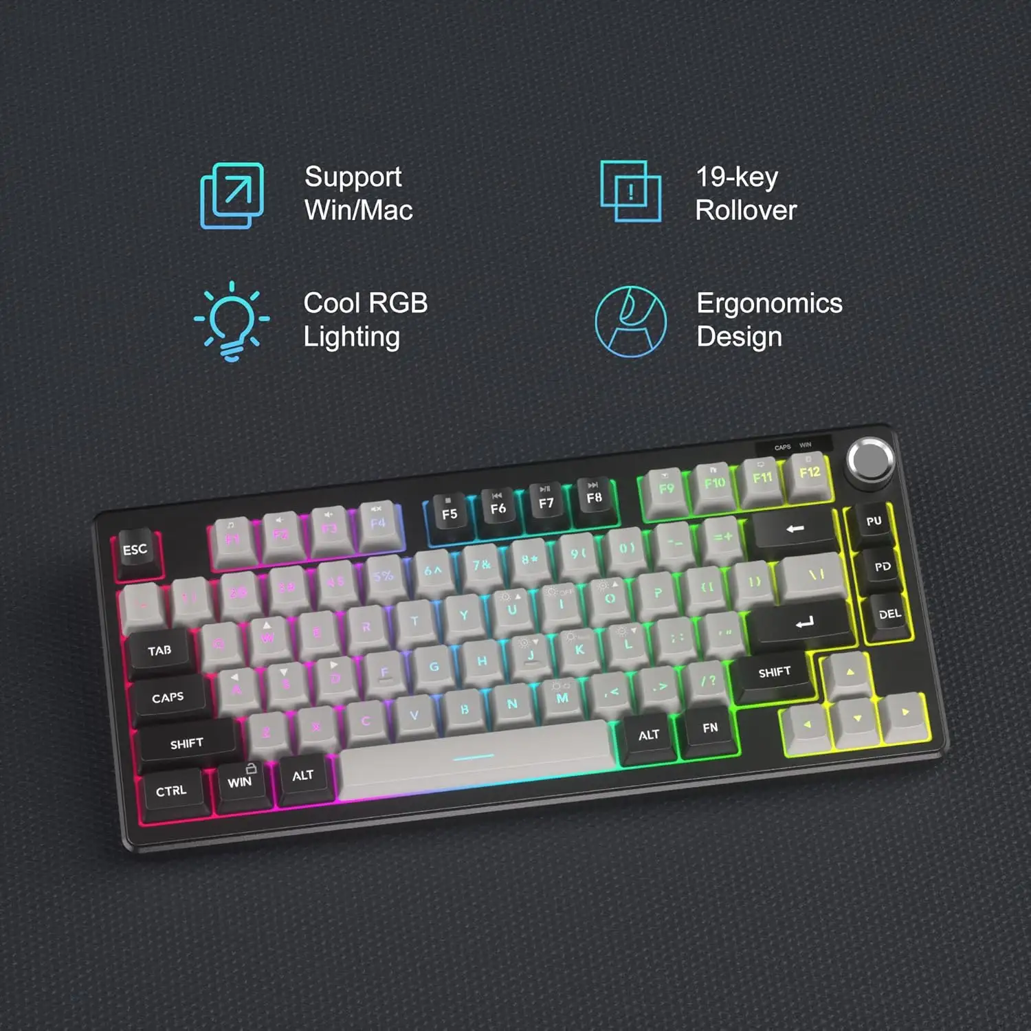 RGB жарықтандырылған ойын пе...