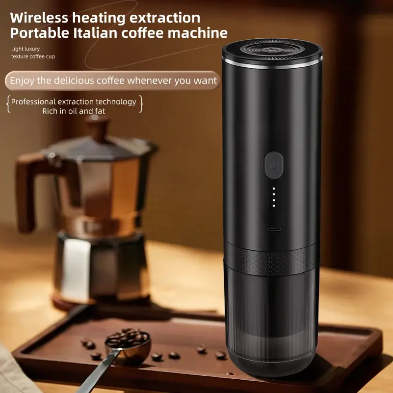 Electric Portable Capsule Coffee Machine Is Suitable For Both Coffee Powder And Coffee Capsules