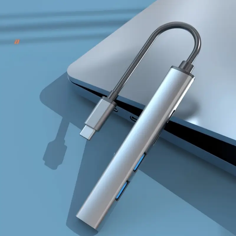 USB-C Hub with USB 3.0 USB 2.0 Type-C Interfaces High-Speed 5Gbps USB-C Splitter