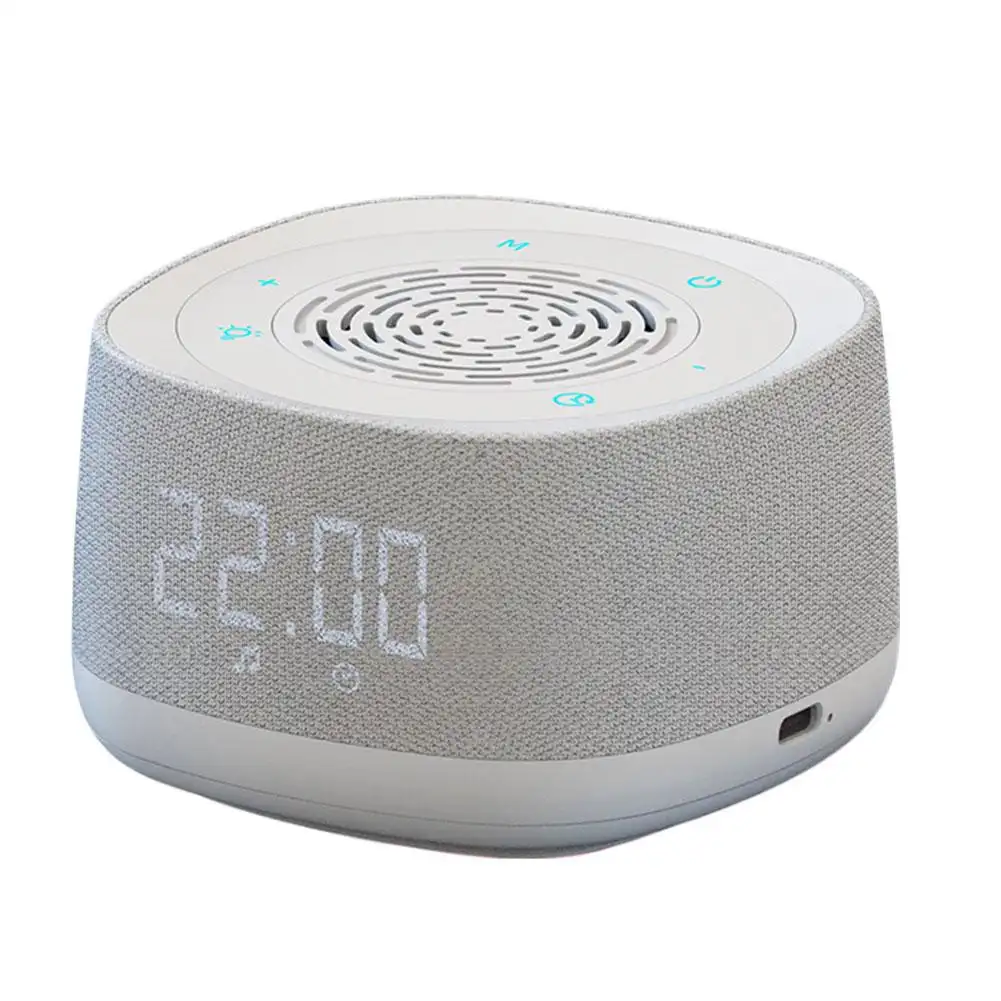 Speaker Alarm Clock 2-in-1 White Noise Machine Wit...