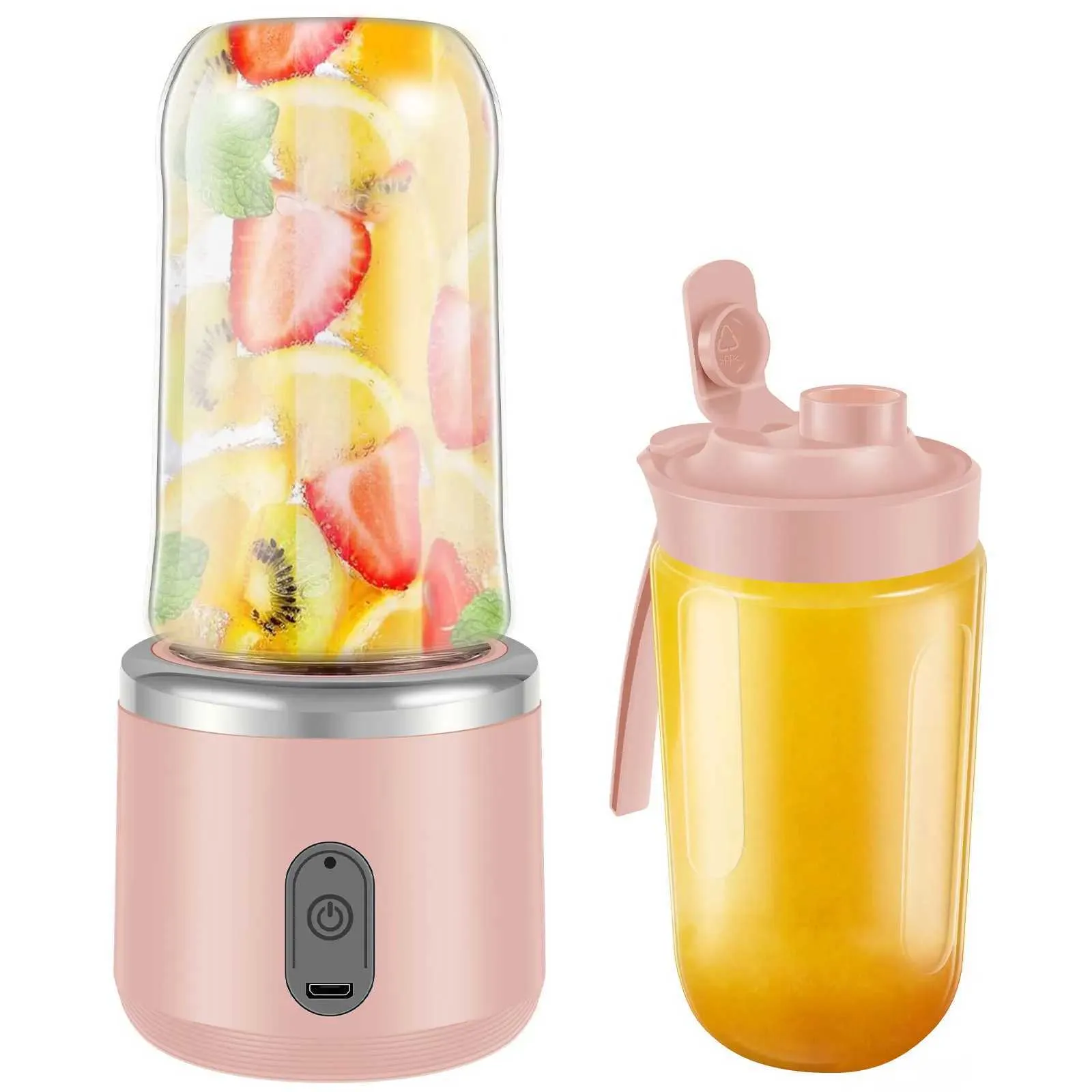 Mini Juice Blender Portable Blender Cup Six Blade ...