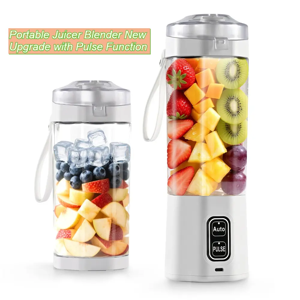 Portable Juicer Blender 360W High Power Mini Blend...