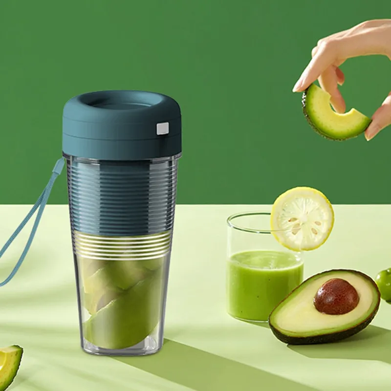 USB Electric Fruit Juicer Handheld Smoothie Maker ...