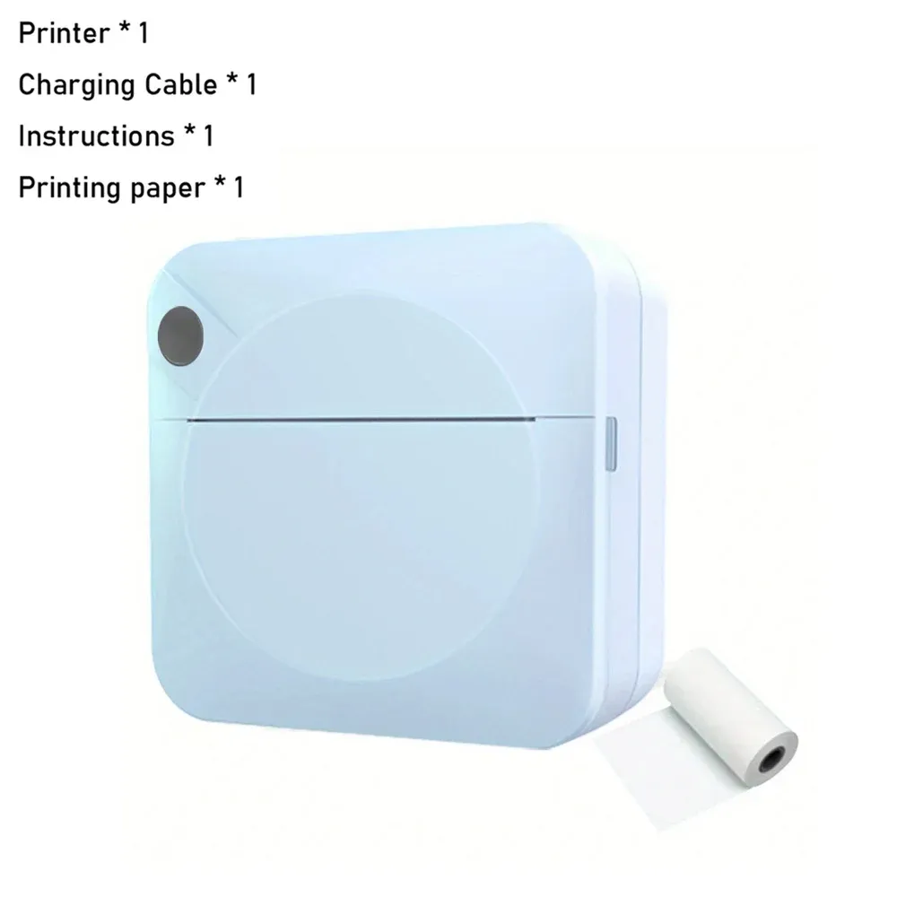Mini Printer Portable Wireless BT Thermal Photo