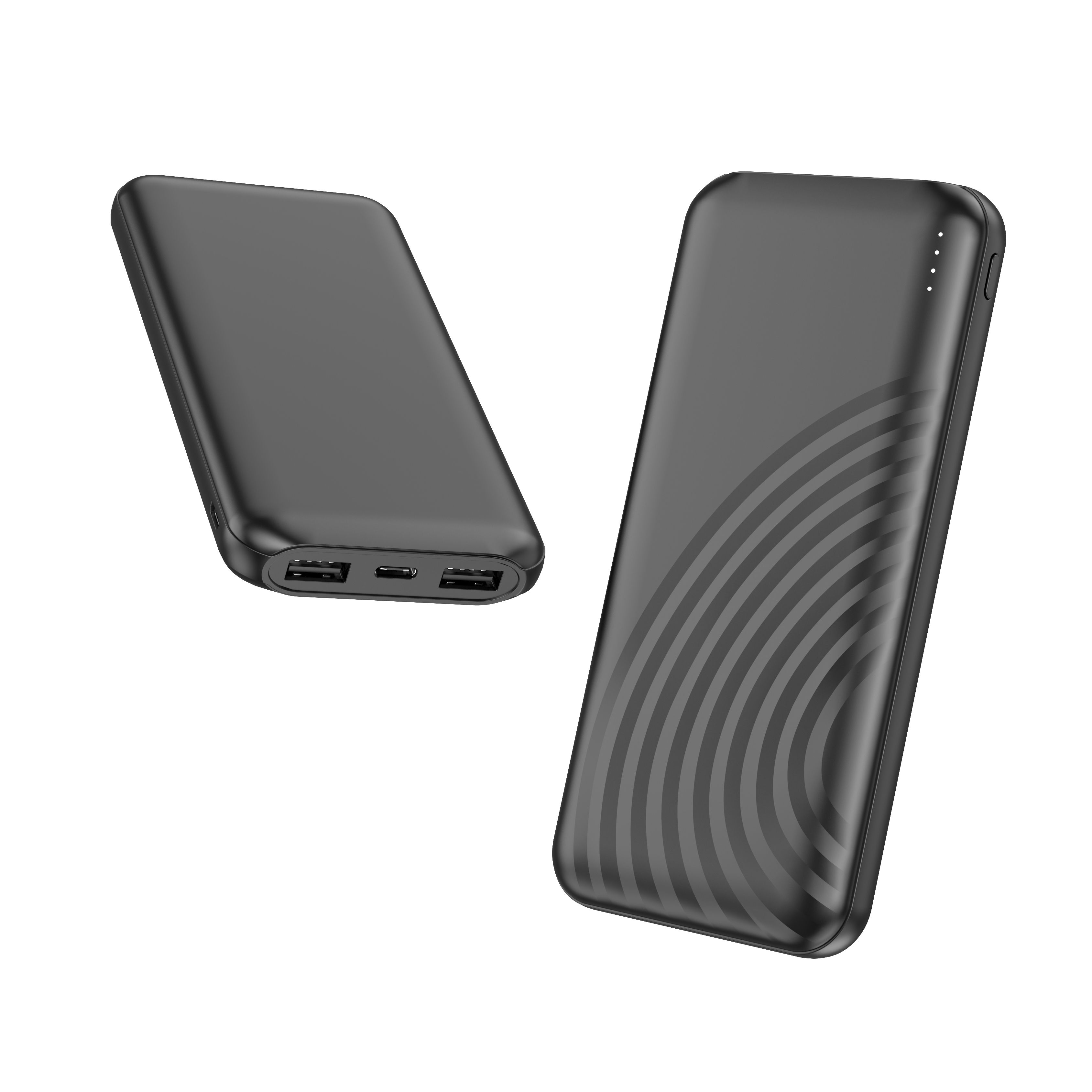 Ultra Thin Power Bank Type-C Dual USB