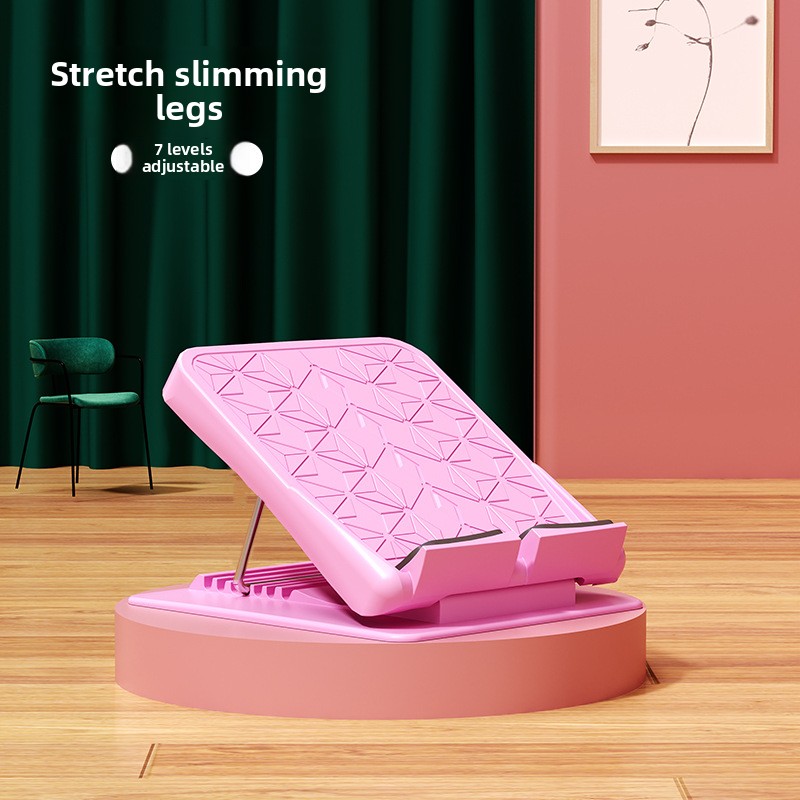 Fitness Stretching Board With Inclined Pedal Folda...
