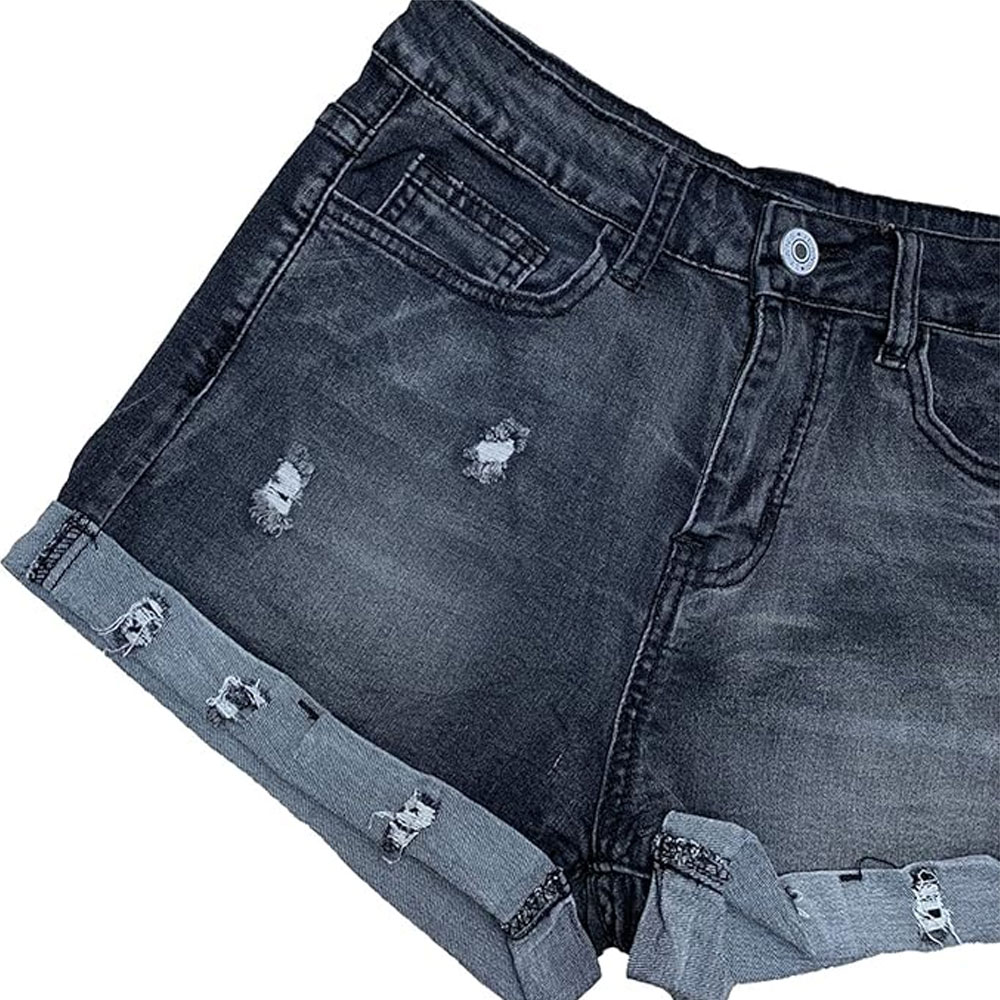 Women's High Quality Casual Denim Shorts High Wais...