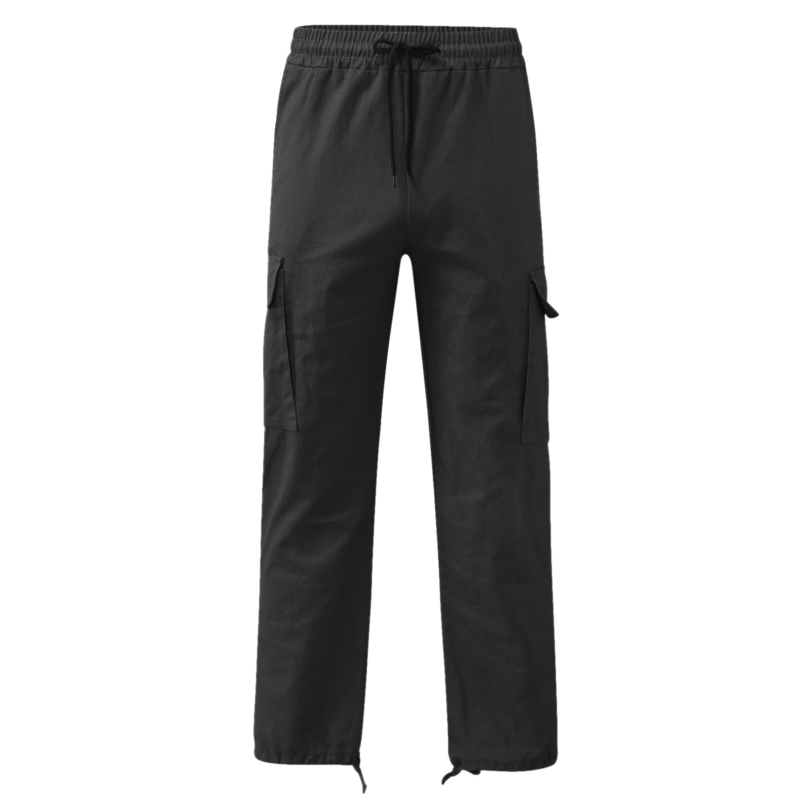 Men's Multiple Pockets Pants Baggy Cargo Straight ...
