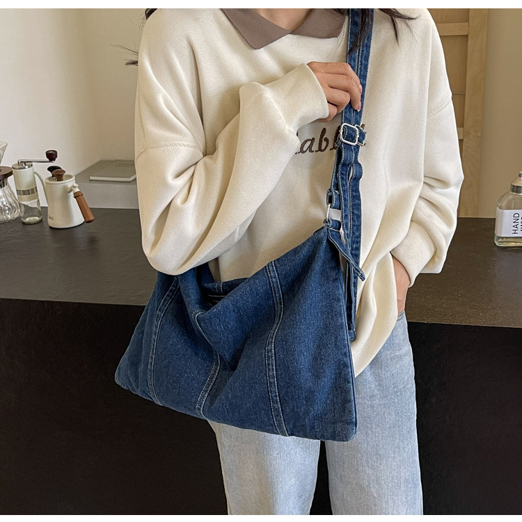 Denim Unisex Handbag...