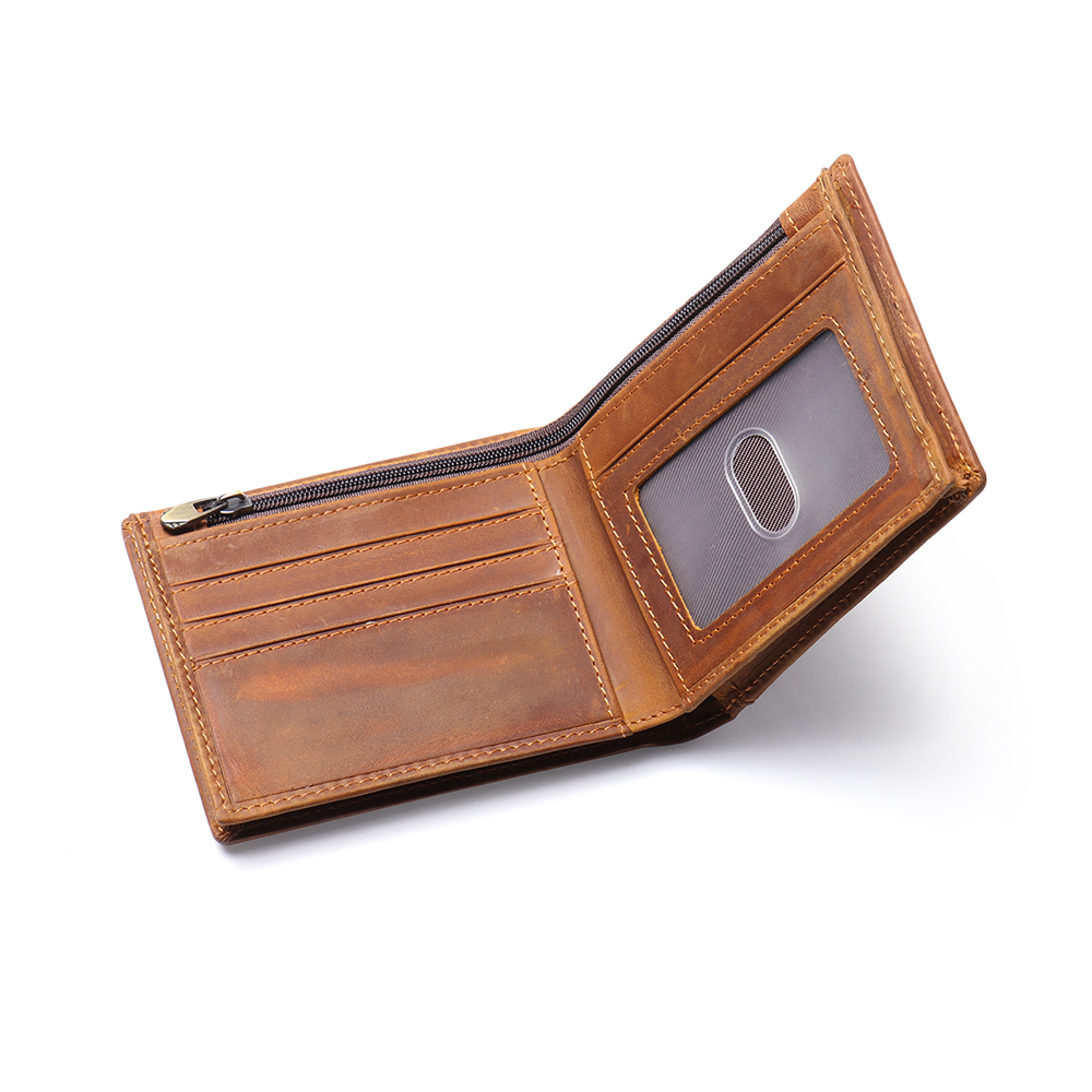 Men Leather Bifold W...