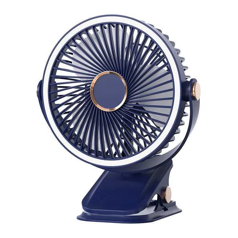 Clip Fan USB Charging Night Light Fan Office Deskt...