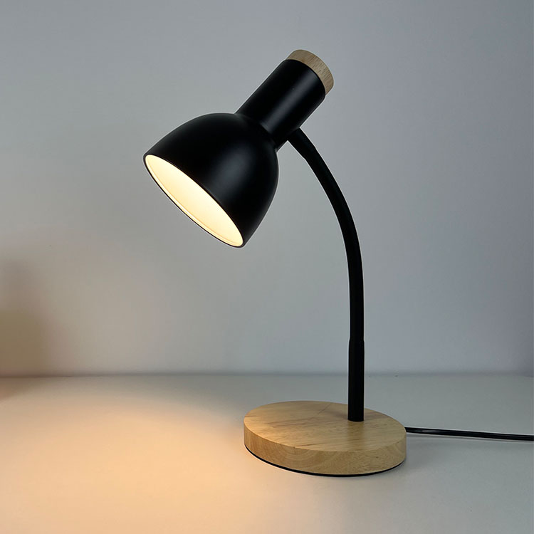 Gooseneck LED Steel Desk Lamp With Dome Shade Dimmable Reading & Study Light For Bedrooms & Work Home Decoration