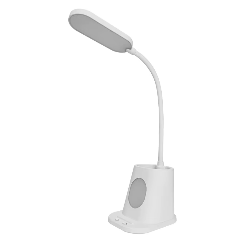 Rechargeable LED Desk Lamp Brightness Adjustment Reading Lamp Pen Slot Desk Lamp