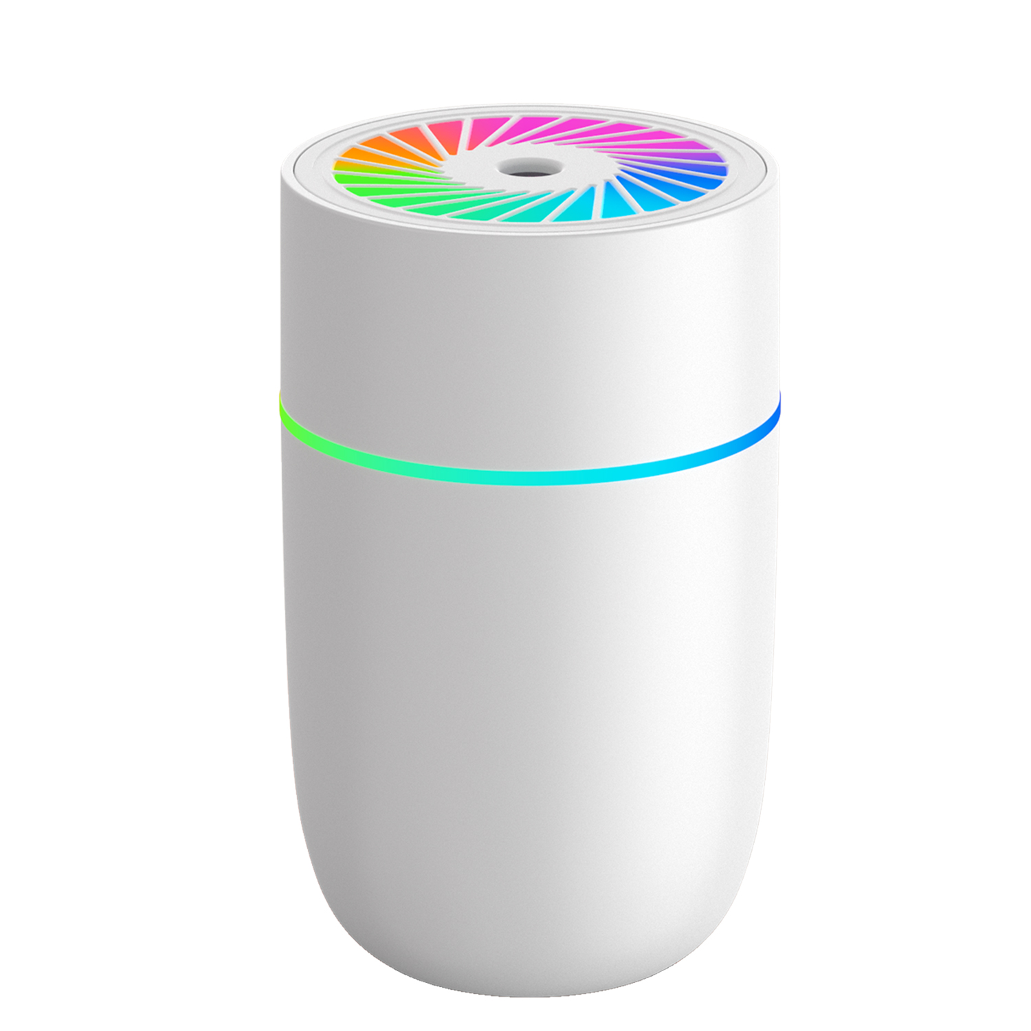 USB Battery Colorful Atmosphere Light Small Silent Evaporative Humidifier