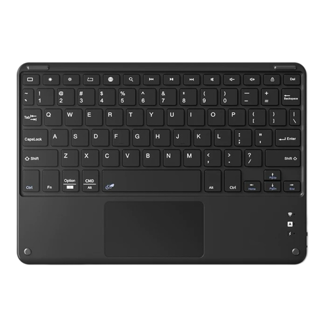Integrated Wireless for BT Keyboard Mouse with Touchpad Multi-colorful Mini Ultra Thin Keyboard