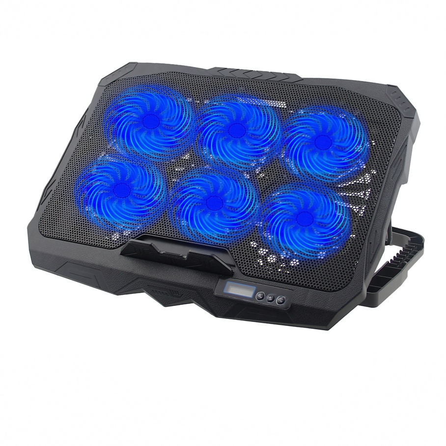 Plastic Laptop Cooling Pad & Fan With Stand For 15.6-17.3 Inches Laptops 6 Quiet Fans