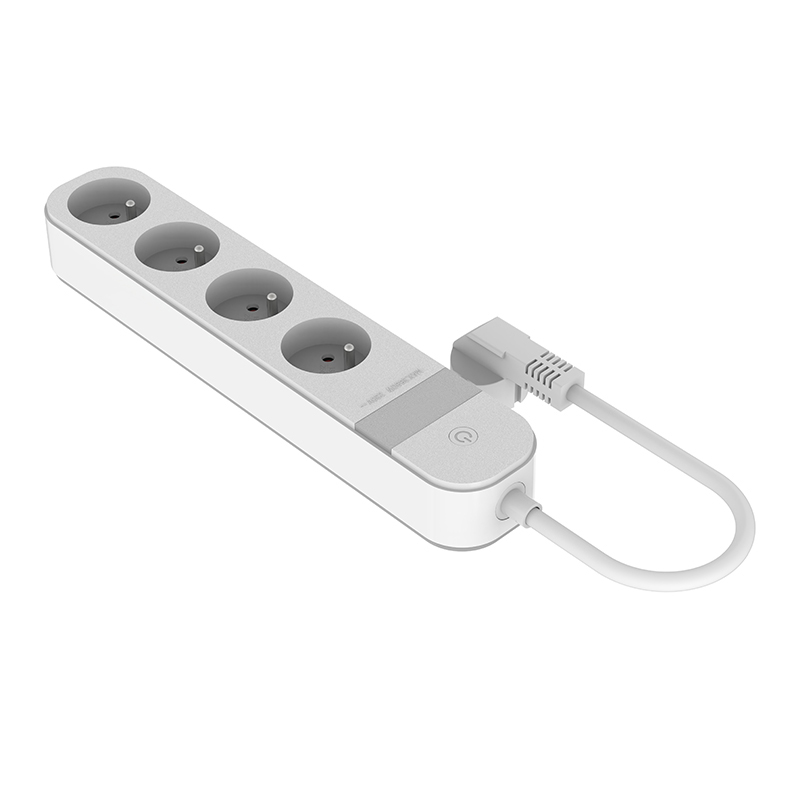 Smart Wi-Fi Power Strip with 4 Individually Controlled Outlets