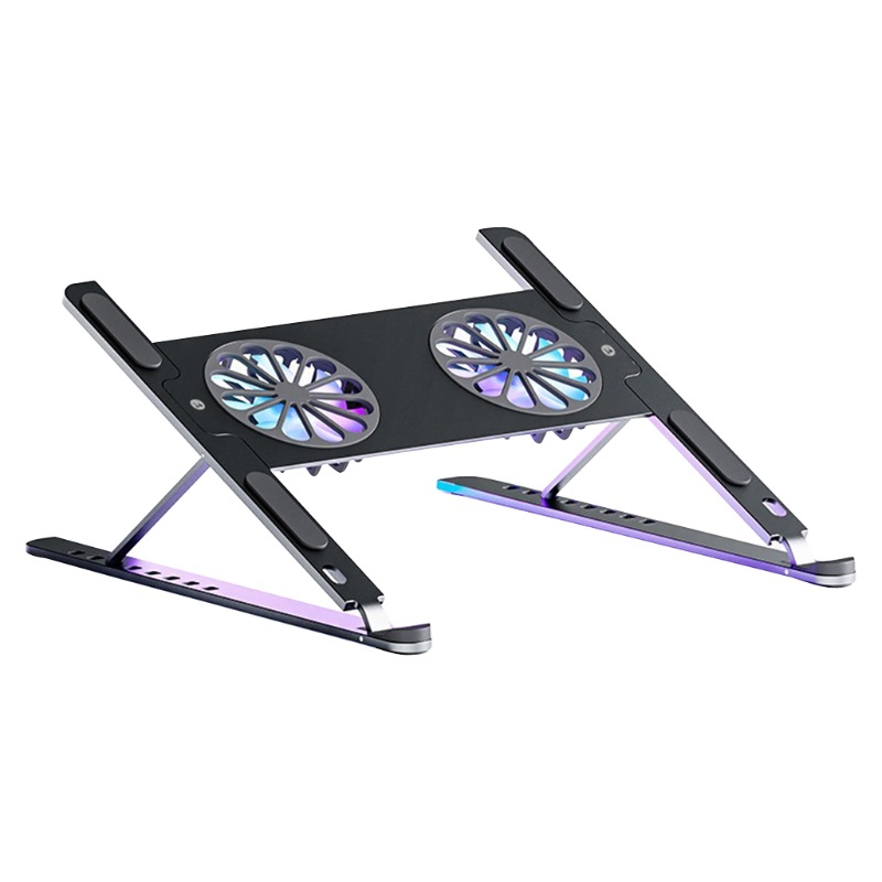 Adjustable Tablet Laptop Cooling Pads Laptop Stand With USB Fan