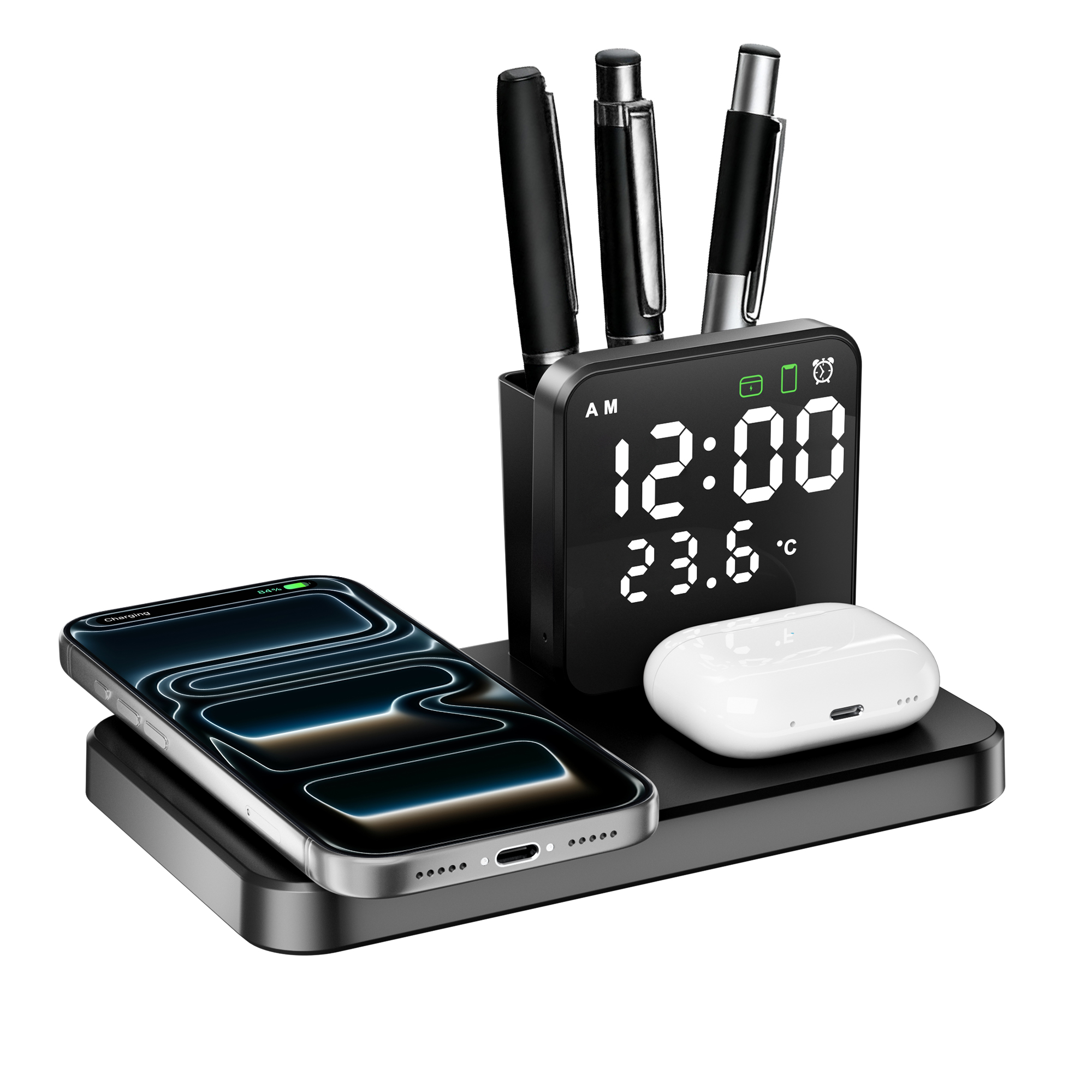 Multifunction 4 In 1 Wireless Charging Station Mag...