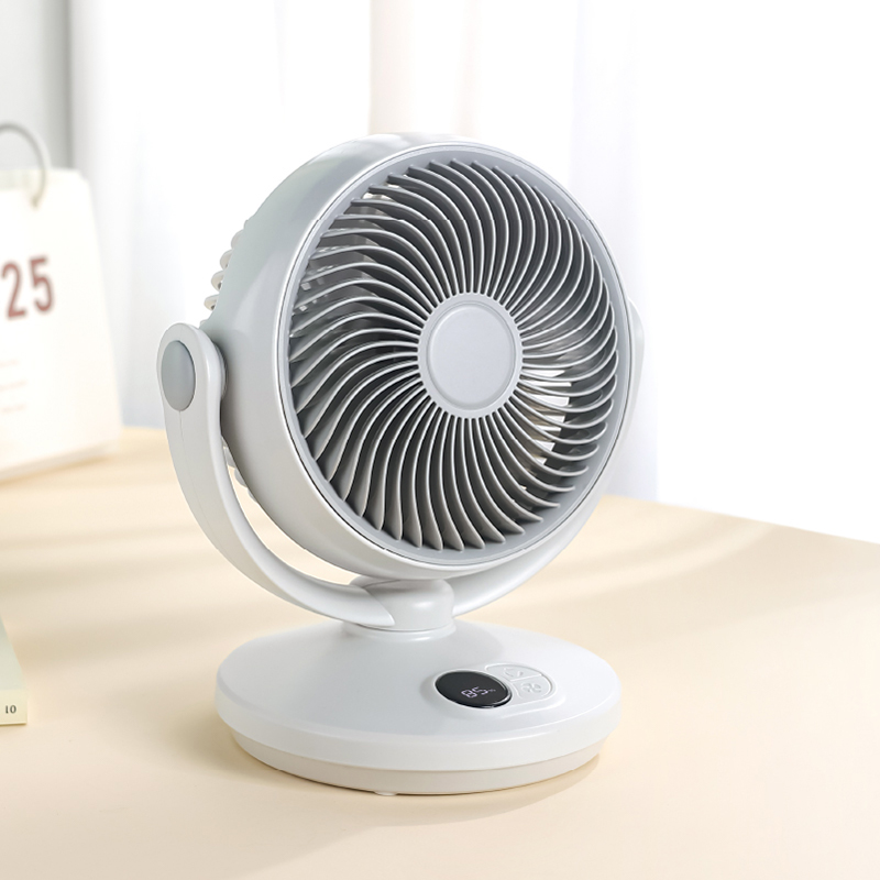 Electric Desk Fan USB Rechargeable Portable Table ...